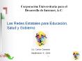 Las Redes Estatales para Educaci