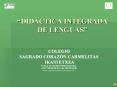 DIDCTICA INTEGRADA DE LENGUAS