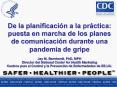 De la planificacin a la prctica: puesta en marcha de los planes de comunicacin durante una pandemia