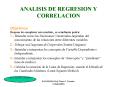 ANALISIS DE REGRESION Y CORRELACION