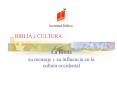 BIBLIA y CULTURA