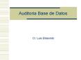 Auditoria Base de Datos
