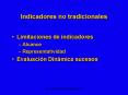 Indicadores no tradicionales