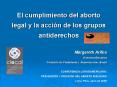 El cumplimiento del aborto legal y la accin de los grupos antiderechos
