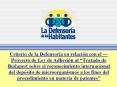 Criterio de la Defensor
