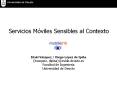 Servicios Mviles Sensibles al Contexto