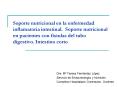 Soporte nutricional en la enfermedad inflamatoria intestinal' Soporte nutricional en pacientes con f