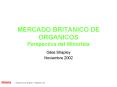 MERCADO BRITANICO DE ORGANICOS Perspectiva del Minorista