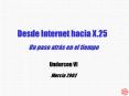 Desde Internet hacia X'25