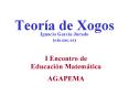 Teora de Xogos