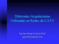 Diferentes Arquitecturas Utilizadas en Redes de CATV