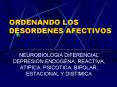 ORDENANDO LOS DESORDENES AFECTIVOS