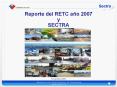 Reporte del RETC ao 2007 y SECTRA