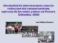 EFECTIVIDAD DE INTERVENCIONES COMUNITARIAS EN LA AGRESIVIDAD DE NIOS MATRICULADOS EN PEREIRA, DURANT