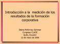 Introduccin a la medicin de los resultados de la formacin corporativa
