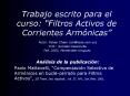 Trabajo escrito para el curso: Filtros Activos de Corrientes Armnicas