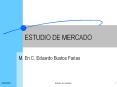 ESTUDIO DE MERCADO