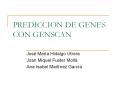 PREDICCION DE GENES CON GENSCAN