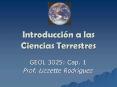 Introduccin a las Ciencias Terrestres