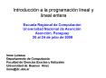 Introduccin a la programacin lineal y lineal entera