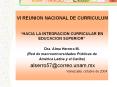 HACIA LA INTEGRACION CURRICULAR EN EDUCACION SUPERIOR
