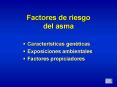 Factores de riesgo del asma