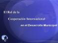 en el Desarrollo Municipal