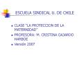 ESCUELA SINDICAL U' DE CHILE