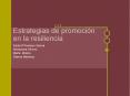 Estrategias de promocin en la resiliencia