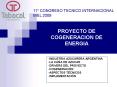 PROYECTO DE COGENERACION DE ENERGIA