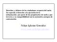 Derechos y deberes de los ciudadanos respecto del suelo' En especial, el derecho a la ejecucin de la