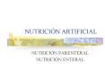 NUTRICIN ARTIFICIAL