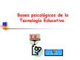 Bases psicolgicas de la Tecnologa Educativa'
