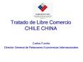 Tratado de Libre Comercio CHILE CHINA
