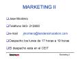 MARKETING II