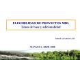 ELEGIBILIDAD DE PROYECTOS MDL Lnea de base y adicionalidad