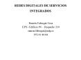 REDES DIGITALES DE SERVICIOS INTEGRADOS