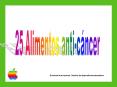 25 ALIMENTOS ANTICNCER