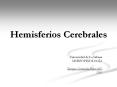 Hemisferios Cerebrales