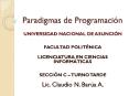 Paradigmas de Programacin