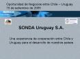 SONDA Uruguay S'A' Una experiencia de cooperacin entre Chile y Uruguay para el desarrollo de nuestro