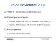 25 de Noviembre 2002