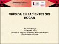 VIHSIDA EN PACIENTES SIN HOGAR