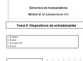 Tema 9' Dispositivos de entradasalida