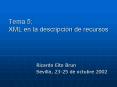Tema 5 XML en la descripcin de recursos