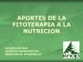 APORTES DE LA FITOTERAPIA A LA NUTRICION