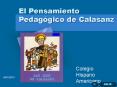 El Pensamiento Pedaggico de Calasanz
