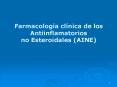 Farmacologa clnica de los Antiinflamatorios no Esteroidales AINE