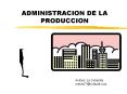 ADMINISTRACION DE LA PRODUCCION