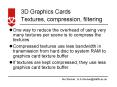 Textures, compression, filtering